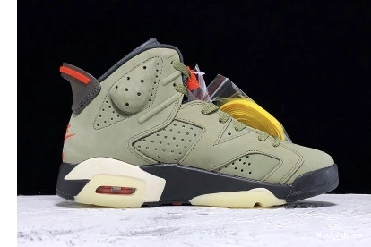 - JORDAN TRAVIS SCOTT AIR MEDIUM OLIVE 6 0712